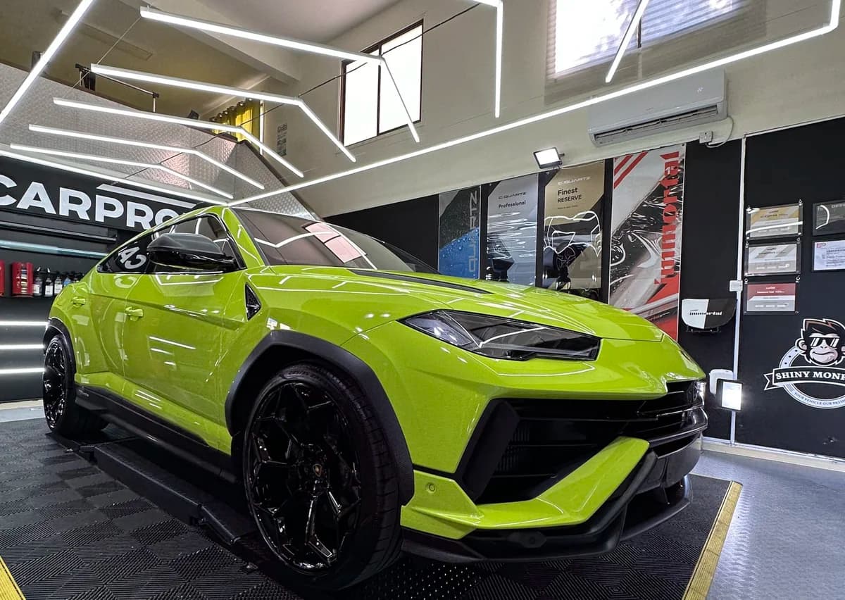 Lamborghini Urus detailed and protected at the ShinyMonkeyz studio